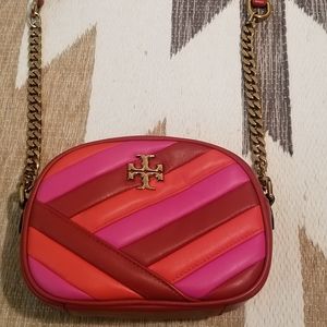 Tory Burch Kira Chevron Quilted Camera Crossbody Bag